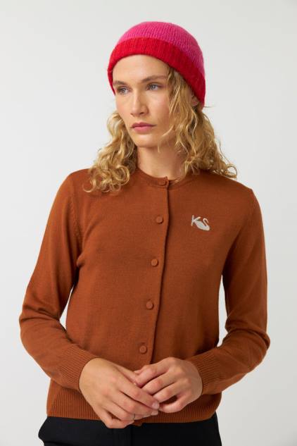 vrouwen pluizige muts Kate Sylvester accessoire 8LB4O307 roze