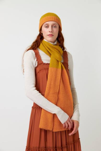 vrouwen pluizige sjaal Kate Sylvester accessoire 8LB4O309 marmelade