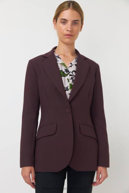 vrouwen Charles blazer Kate Sylvester kleding 8LB4O279 mahonie