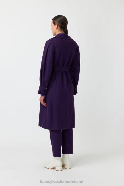 vrouwen Natalia-loopgraaf Kate Sylvester kleding 8LB4O266 paars