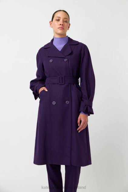 vrouwen Natalia-loopgraaf Kate Sylvester kleding 8LB4O266 paars