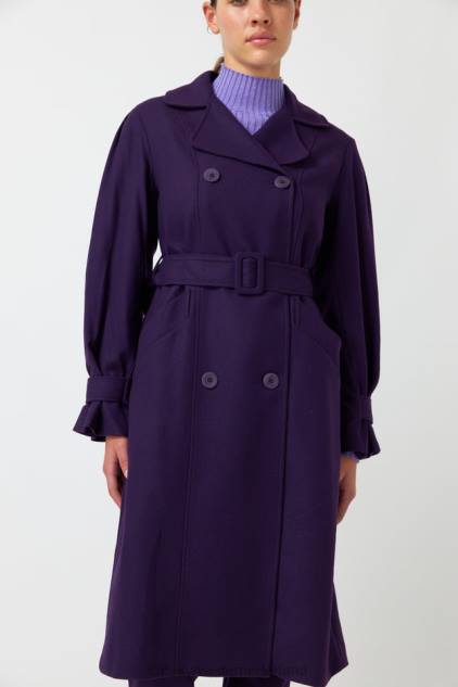 vrouwen Natalia-loopgraaf Kate Sylvester kleding 8LB4O266 paars