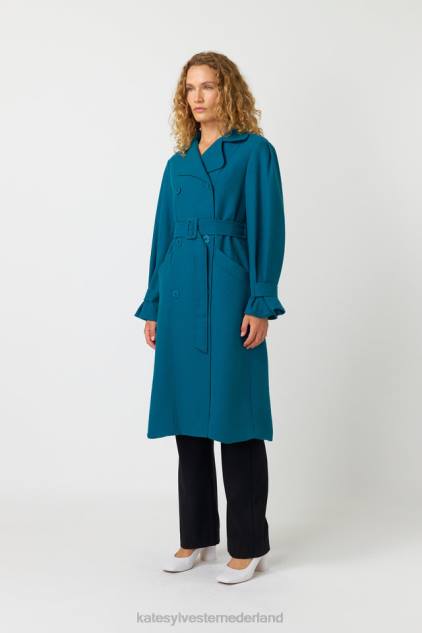 vrouwen Natalia-loopgraaf Kate Sylvester kleding 8LB4O268 turkoois