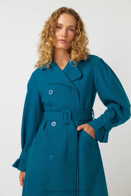 vrouwen Natalia-loopgraaf Kate Sylvester kleding 8LB4O268 turkoois