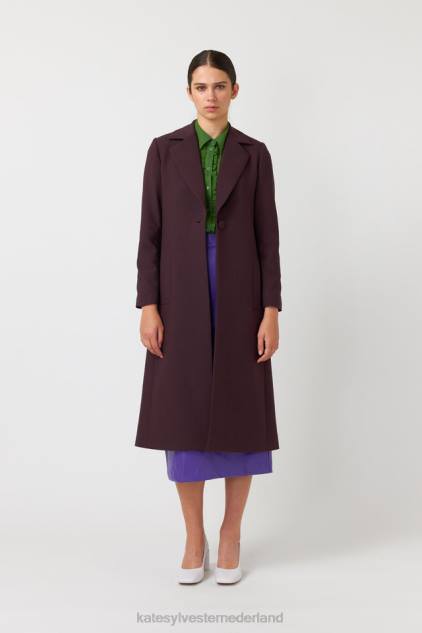 vrouwen connor jas Kate Sylvester kleding 8LB4O278 mahonie