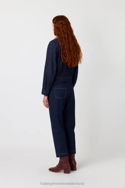 vrouwen denim jasje van schapenvacht Kate Sylvester kleding 8LB4O265 indigo