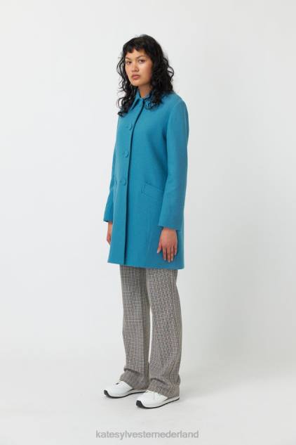 vrouwen flanellen jas Kate Sylvester kleding 8LB4O263 schemerig blauw