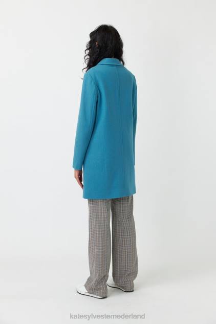 vrouwen flanellen jas Kate Sylvester kleding 8LB4O263 schemerig blauw