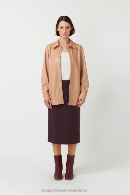 vrouwen frankrijk overshirt Kate Sylvester kleding 8LB4O281 latte