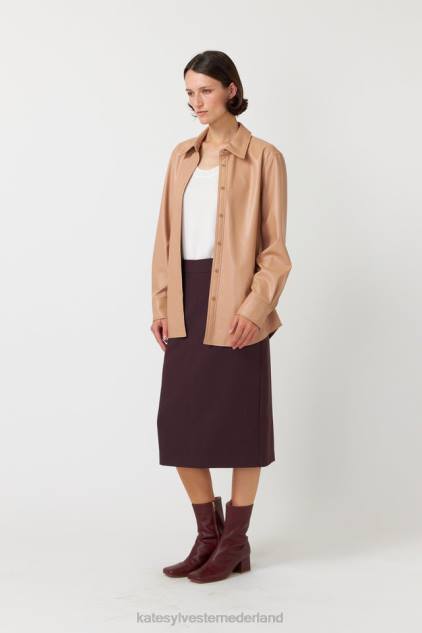 vrouwen frankrijk overshirt Kate Sylvester kleding 8LB4O281 latte