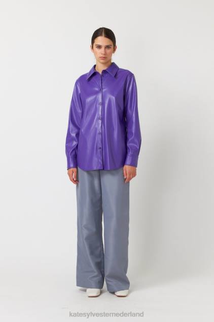 vrouwen frankrijk overshirt Kate Sylvester kleding 8LB4O283 paars