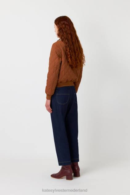 vrouwen gewatteerde bommenwerper Kate Sylvester kleding 8LB4O68 tabak