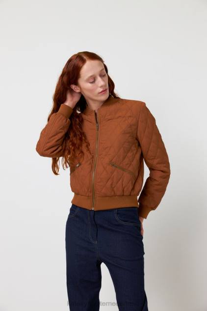 vrouwen gewatteerde bommenwerper Kate Sylvester kleding 8LB4O68 tabak