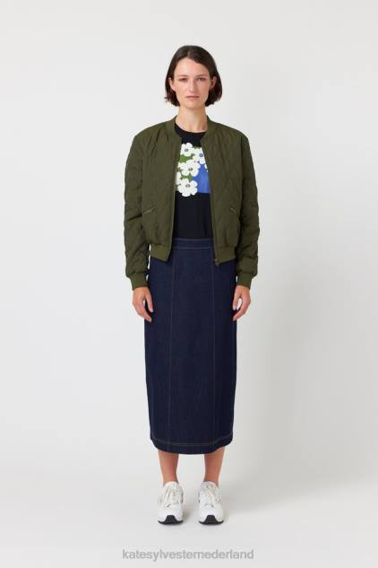 vrouwen gewatteerde bommenwerper Kate Sylvester kleding 8LB4O69 olijf