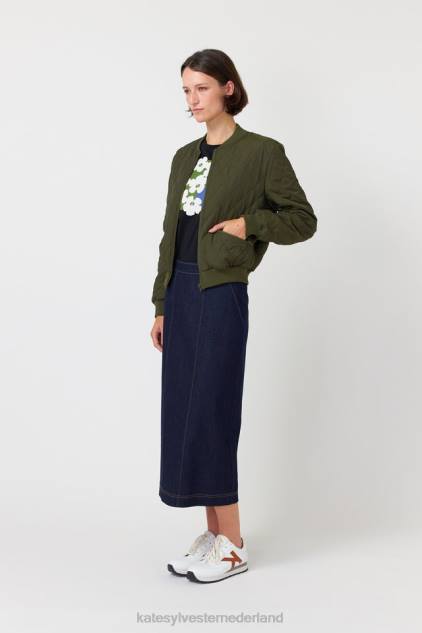 vrouwen gewatteerde bommenwerper Kate Sylvester kleding 8LB4O69 olijf
