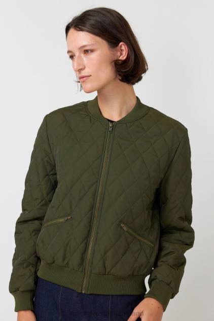 vrouwen gewatteerde bommenwerper Kate Sylvester kleding 8LB4O69 olijf
