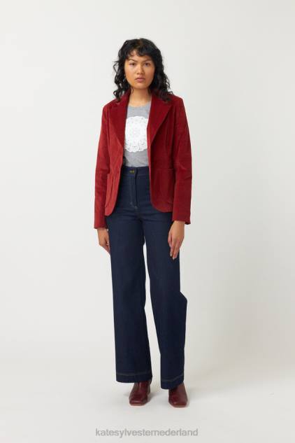 vrouwen koordblazer Kate Sylvester kleding 8LB4O55 steen