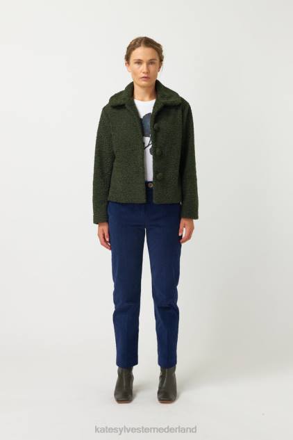 vrouwen lamsjasje Kate Sylvester kleding 8LB4O28 olijf