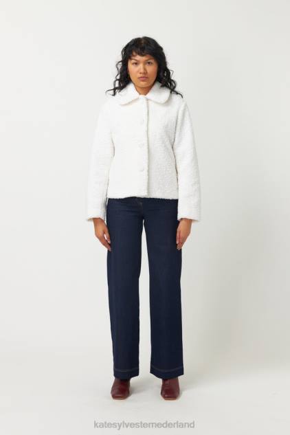 vrouwen lamsjasje Kate Sylvester kleding 8LB4O5 ivoor