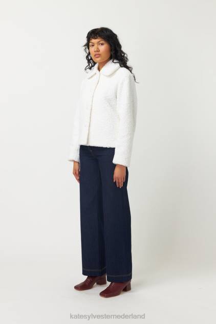 vrouwen lamsjasje Kate Sylvester kleding 8LB4O5 ivoor
