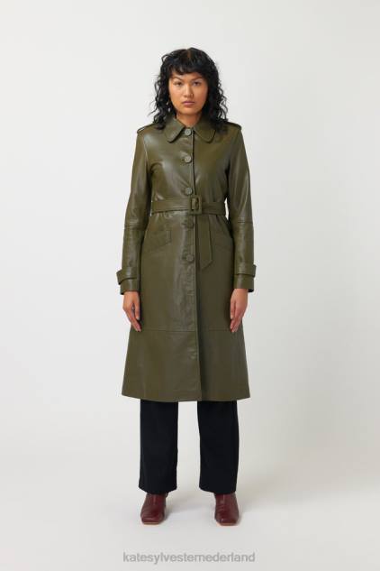 vrouwen molenaar jas Kate Sylvester kleding 8LB4O12 olijf