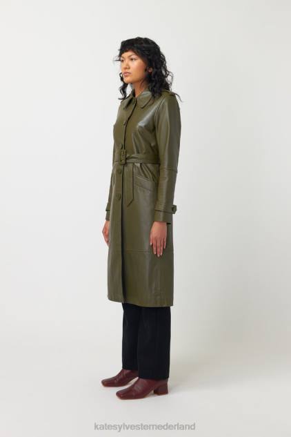 vrouwen molenaar jas Kate Sylvester kleding 8LB4O12 olijf