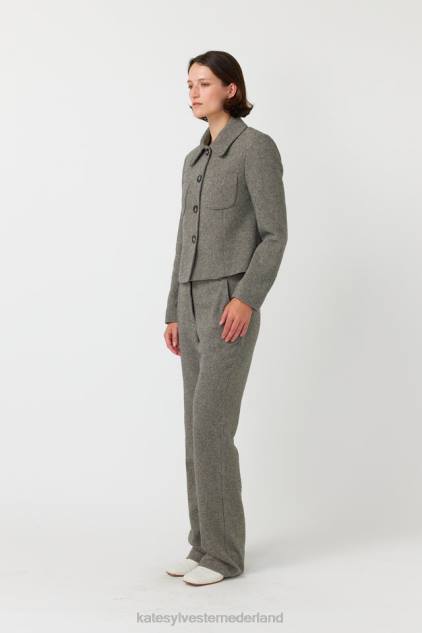 vrouwen zuster jas Kate Sylvester kleding 8LB4O273 tweed
