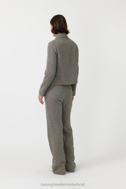 vrouwen zuster jas Kate Sylvester kleding 8LB4O273 tweed