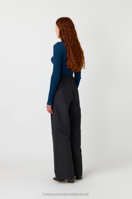 vrouwen alba broek Kate Sylvester kleding 8LB4O236 zwart