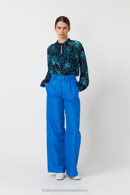 vrouwen alba broek Kate Sylvester kleding 8LB4O238 blauw