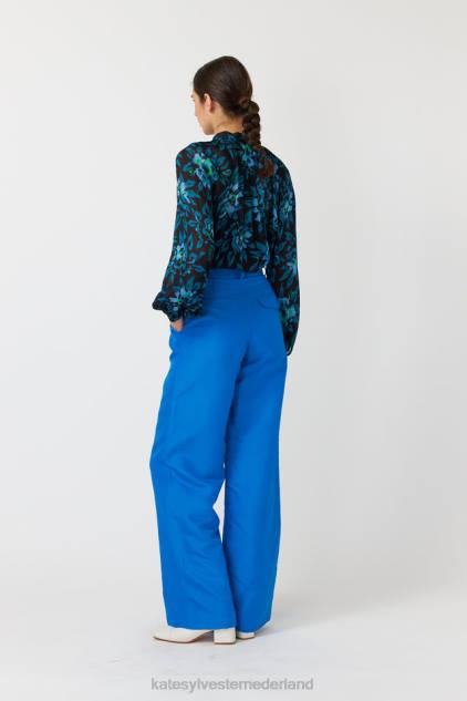 vrouwen alba broek Kate Sylvester kleding 8LB4O238 blauw