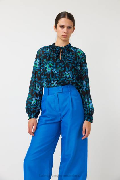 vrouwen alba broek Kate Sylvester kleding 8LB4O238 blauw