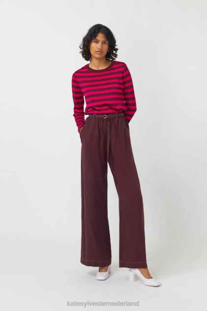 vrouwen dee broek Kate Sylvester kleding 8LB4O251 pruim
