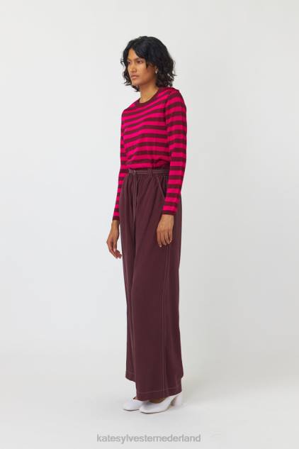 vrouwen dee broek Kate Sylvester kleding 8LB4O251 pruim