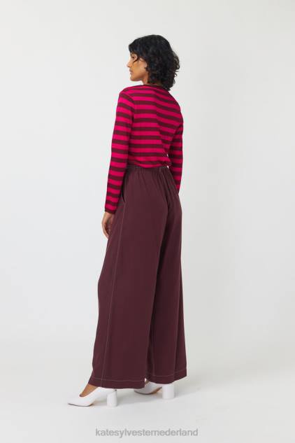 vrouwen dee broek Kate Sylvester kleding 8LB4O251 pruim