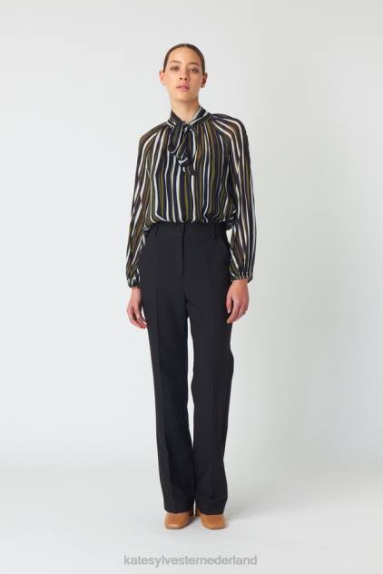 vrouwen elissa broek Kate Sylvester kleding 8LB4O257 zwart