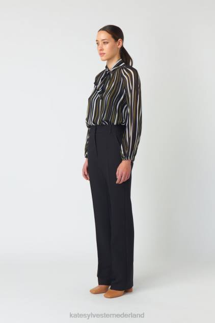 vrouwen elissa broek Kate Sylvester kleding 8LB4O257 zwart