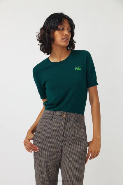 vrouwen geruite broek Kate Sylvester kleding 8LB4O244 mokka