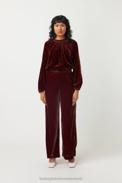 vrouwen koo broek Kate Sylvester kleding 8LB4O39 espresso