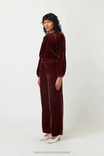 vrouwen koo broek Kate Sylvester kleding 8LB4O39 espresso
