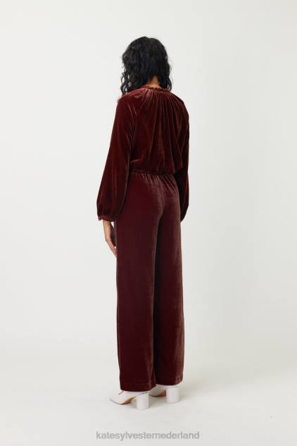 vrouwen koo broek Kate Sylvester kleding 8LB4O39 espresso
