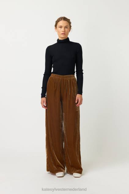 vrouwen koo broek Kate Sylvester kleding 8LB4O51 goud