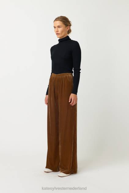 vrouwen koo broek Kate Sylvester kleding 8LB4O51 goud