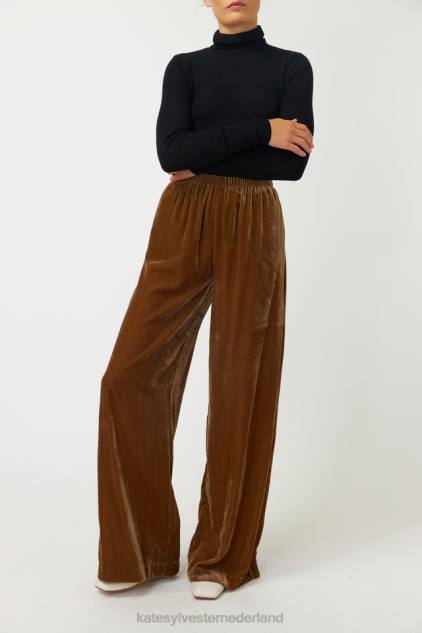 vrouwen koo broek Kate Sylvester kleding 8LB4O51 goud
