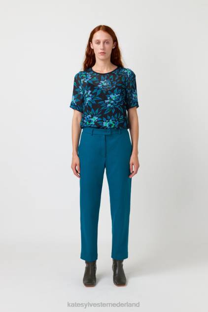 vrouwen maria broek Kate Sylvester kleding 8LB4O240 turkoois