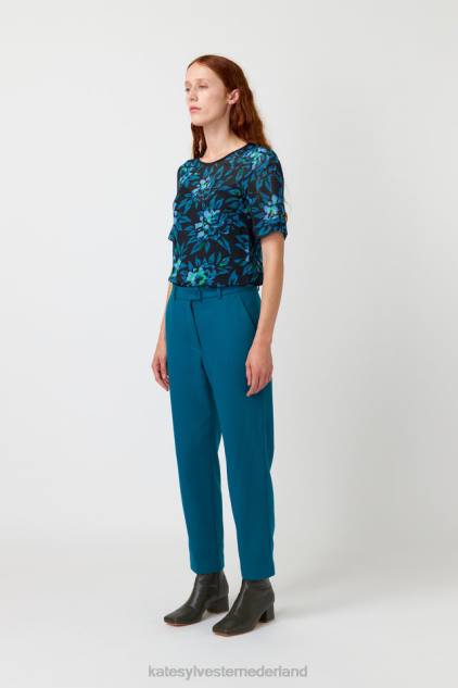 vrouwen maria broek Kate Sylvester kleding 8LB4O240 turkoois
