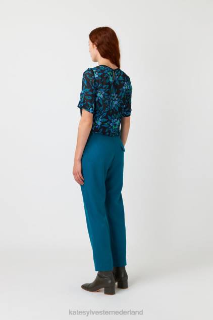 vrouwen maria broek Kate Sylvester kleding 8LB4O240 turkoois