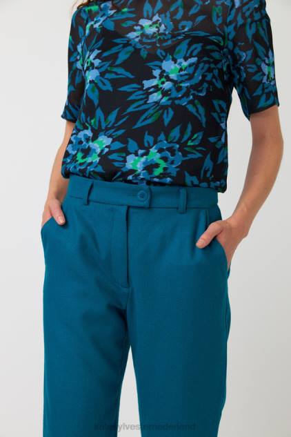 vrouwen maria broek Kate Sylvester kleding 8LB4O240 turkoois