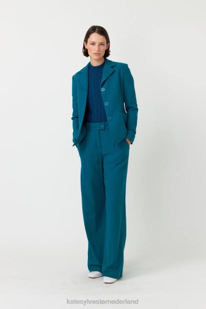 vrouwen morris broek Kate Sylvester kleding 8LB4O239 turkoois
