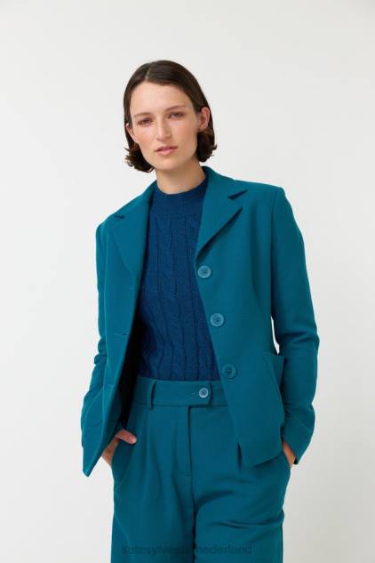 vrouwen morris broek Kate Sylvester kleding 8LB4O239 turkoois